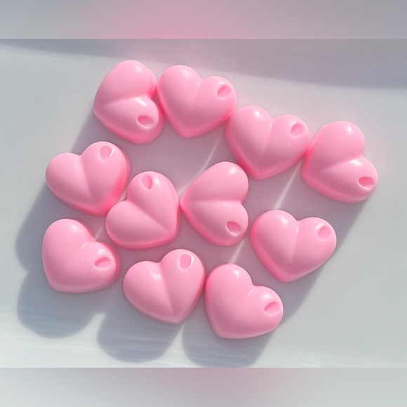Valentine’s Day - Mini Heart Shaped Soaps in Cellophane Bag - Handmade PINK🩷 - Picture 1 of 3